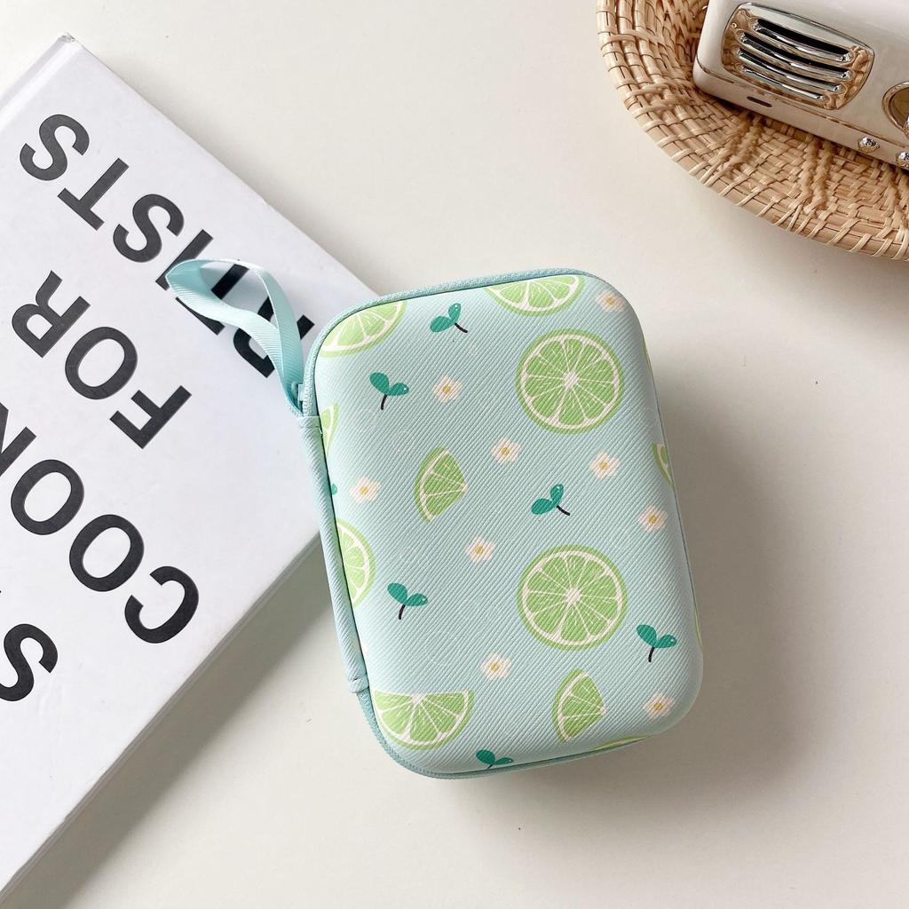 9,5*13,3 см коробка для наушников на молнии кабель для передачи данных зарядная линия кабель чехол для хранения сумка для женщин и девочек помады карты коробка для хранения монет