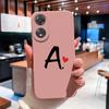 Чехол для Oppo A58 A57 A56 A55 A54 A53 A52 Чехол для телефона Популярный парный узор с буквами Высококачественный противоударный силиконовый защитный корпус для Oppo Shell