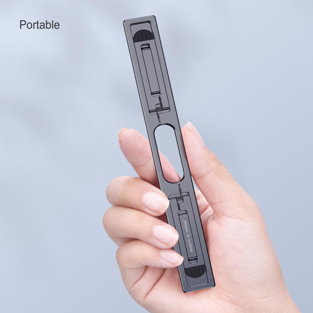 Oatsbasf Portable Laptop Stand for MacBook Air Pro iPad Matebook Adjustable Laptop Riser Invisible Foldable Notebook Bracket