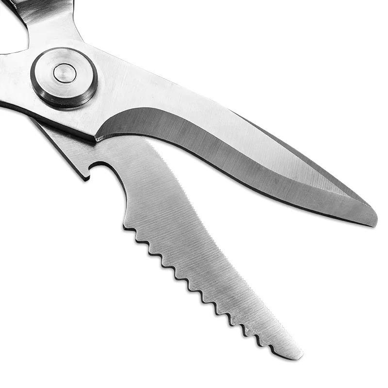 Многофункциональные ножницы из нержавеющей стали для резки мяса и овощей, многофункциональные ножницы для куриных костей, открывалка для консервных банок, аксессуары для бара, кухонные ножницы