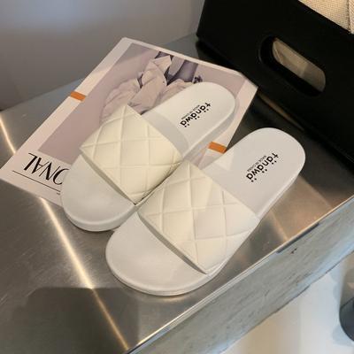 Модные женские новые тапочки, тапочки конфетных цветов, летний повседневный отдых, однотонные пляжные тапочки модные и удобные