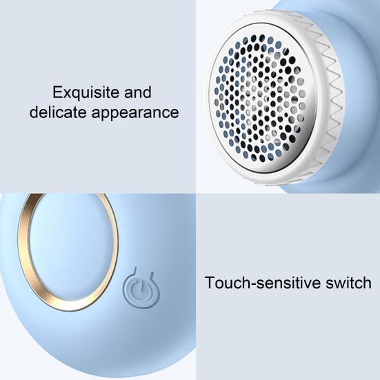 Yousheng Electric Fabric Shaver USB Rechargeable 6-Leaf Blades Sweater Defuzzer Cordless Clothes Lint Remover Portable Fuzz Pills Trimmer