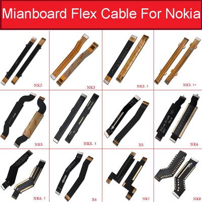 Основной разъем гибкого кабеля материнской платы для Nokia 2 2,1 3 3,1 Plus 5 5,1 6 6,1 7 7,1 8 X5 X6 X7