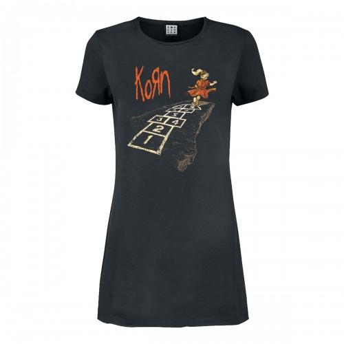 Amplified Womens/Ladies Follow The Leader Hopscotch Korn T-Shirt Dress