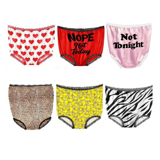 Бабушкины трусы Прикольный подарок для женщин Смешное Огромное Новое Нижнее белье Розыгрыш Гигантские бабушкины трусы для Хэллоуина Рождественских вечеринок Подарки «Белый слон»