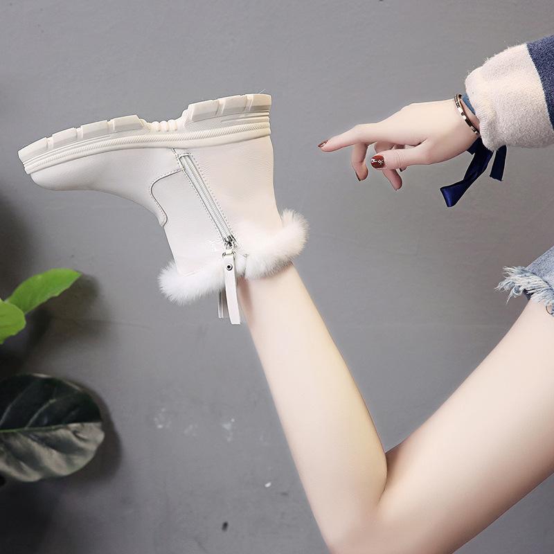 Модные женские зимние сапоги для снега 2024 года, новые модные стильные высокие туфли, повседневные женские водонепроницаемые теплые женские высококачественные черные erf65