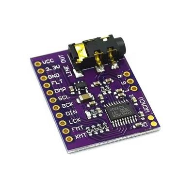 Компактный модуль цифровых аудиоконвертеров, интерфейсы I2S, модуль цифровых декодеров для Raspberry Pi, DIY аудиопроекты