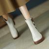 Новая осенне-зимняя женская обувь - Универсальные ботинки на толстой подошве с высоким голенищем и длинным голенищем