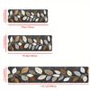 VIKAMA Leaf Vine Kitchen Rug Non-slip, Stain-resistant Entrance Hallway Mat Bedroom & Dining Room Runner Home Decor