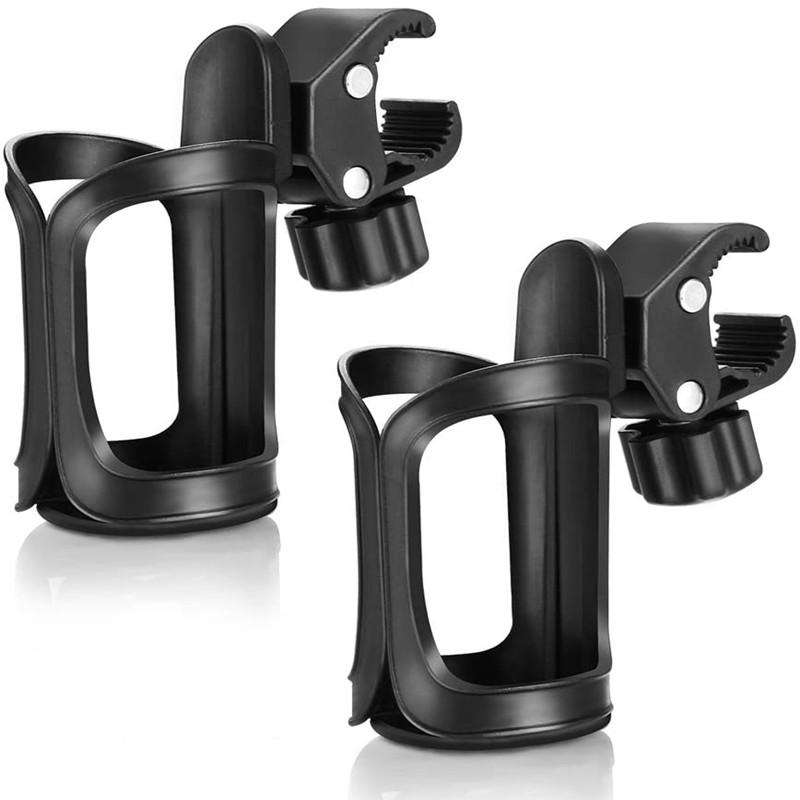 Пластиковый держатель для детской коляски, регулируемый, универсальный, вращающийся на 360 градусов, держатель для бутылочек с молоком, держатель для велосипеда, аксессуары для детской коляски