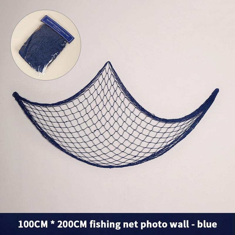 Рыболовная сеть, настенные гобелены, украшение для студии, украшение для комнаты, Mediter, морские наклейки, морские над садом, морские поделки