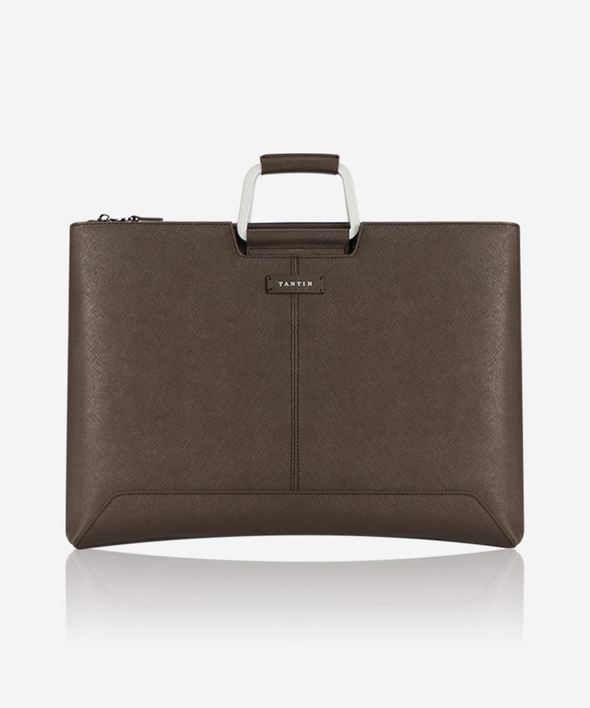 Tantin Taylor Men'S Leather Briefcase T11003 Brown / Large