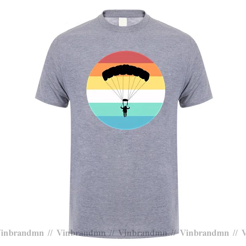 Vinage Distressed Skydiving Skydive T Shirt Unisex Funny Sky Diver Tshirt Paragliding Parachu Paraglider Tees Graphic Tops Tshirt