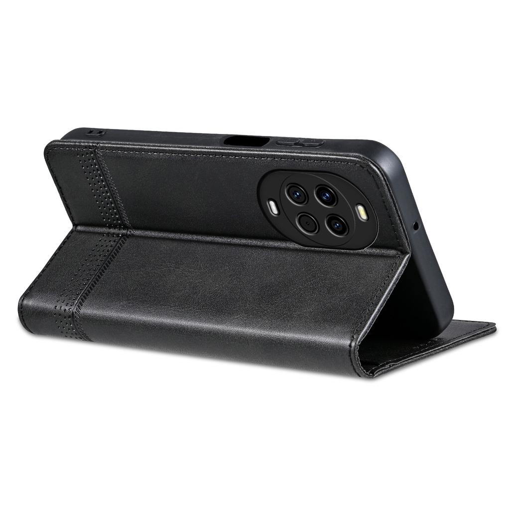 AZNS Чехол для Huawei nova 14 5G Кошелек-чехол для телефона из ПУ кожи с текстурой коровьей кожи