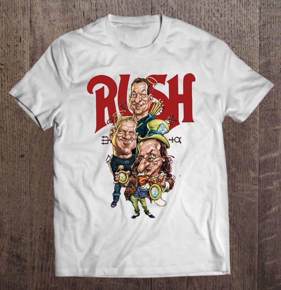 Новые футболки Rush Band 2024 Подарок Футболка A274 Унисекс Футболка