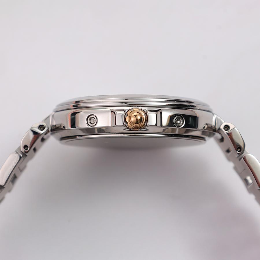 Citizen Женские часы Eco-Drive с радиоконтролем EC2004-54X, розовый циферблат, двухцветные, 36 мм, нержавеющая сталь