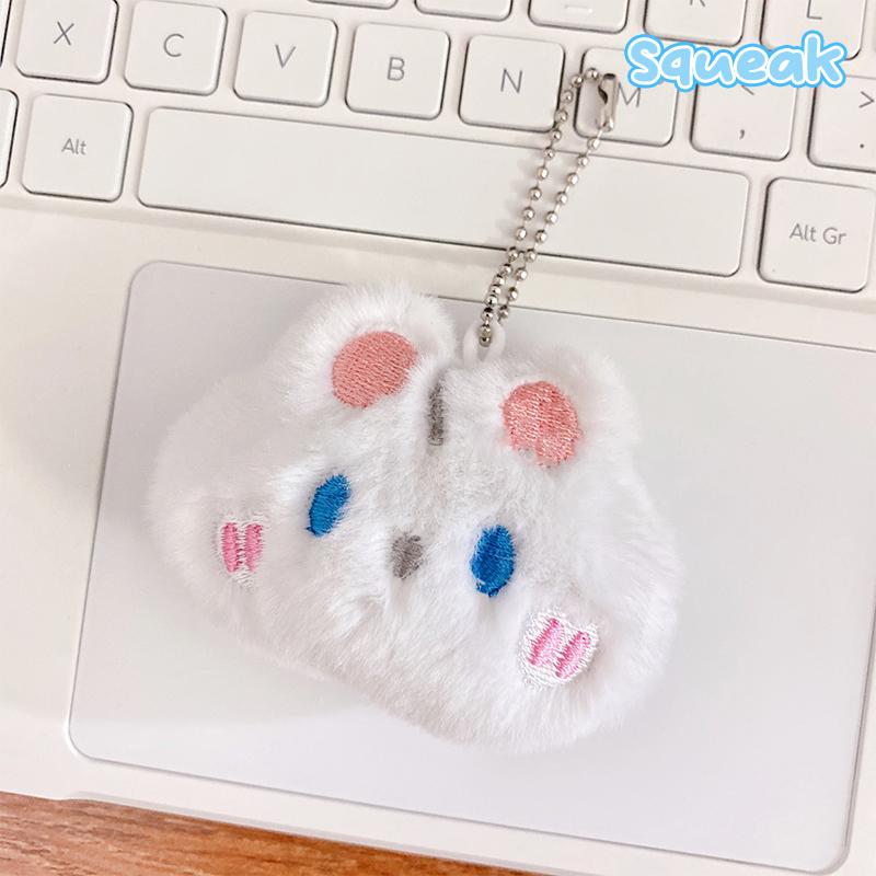 Cute Animal Keychains Plush Rabbit Frog Cat Doll Keychains For Car Keys Accessories Kawaii Small Bear Plush Keychain On Backpack