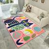 Ковер Искусство Кот Подходит для домашних животных для гостиной Домашнее украшение Нескользящий Прикроватный милый коврик Спальня Большая площадь Гардеробная Ковер Тапис