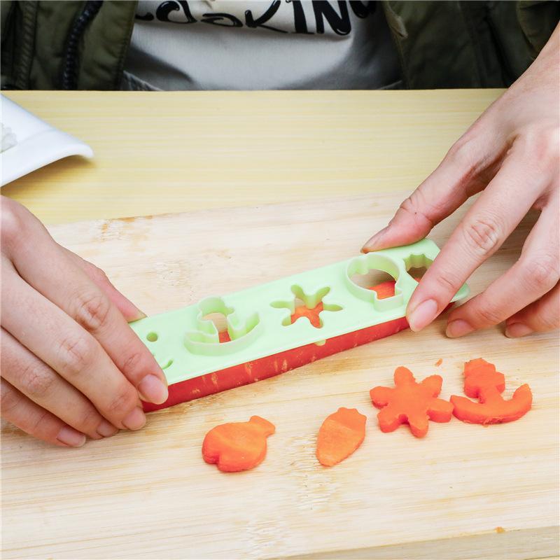 Dolphin Rice Mold 4-piece Rabbit Cartoon Baby Rice Ball Mold Children's Bento Sushi DIY Mold