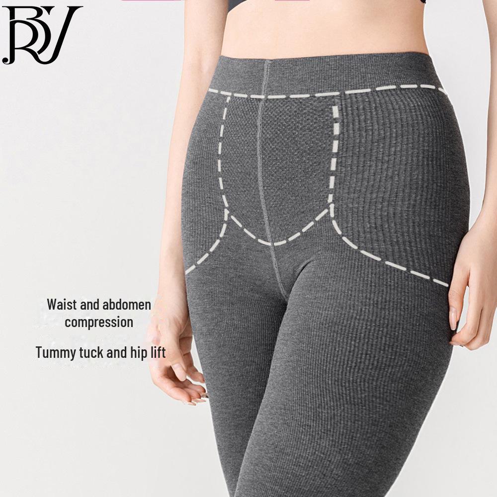 «Женские колготки из хлопка серого цвета Warm Cloud Cotton плотностью 200 г — облегающие, идеально подходят для осени и зимы»