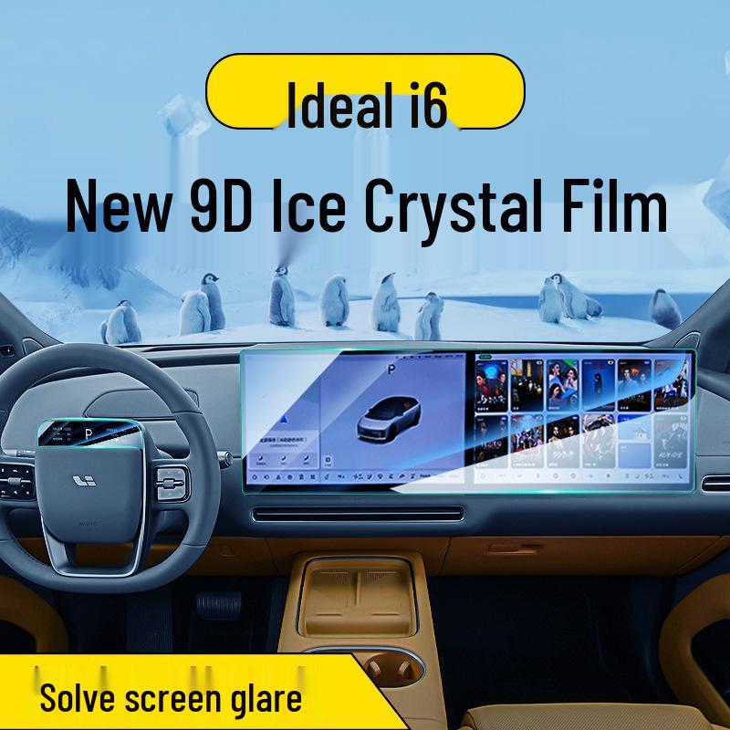 Защитное стекло для экрана навигационной системы для Ideal i6, Большое защитное покрытие для экрана интерьера автомобиля, Аксессуар для модификации
