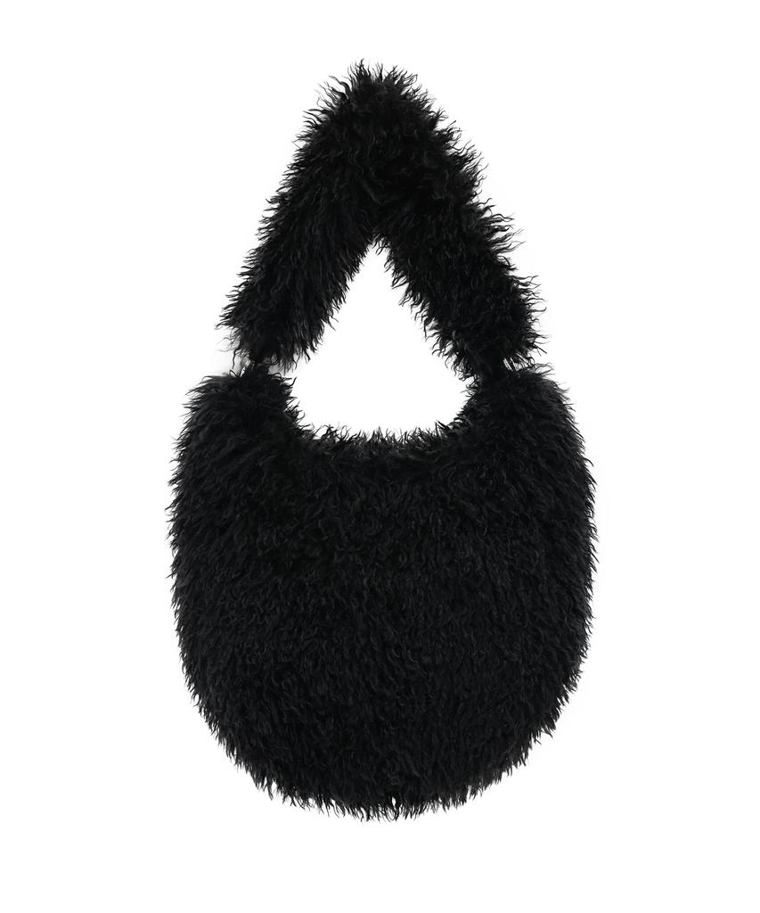 Sandric Two Way Fur Bag_Black