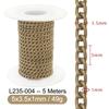 5M Металлические Алюминиевые Цепи О-образной формы Скрученная Цепь для DIY Ожерелья Браслета Изготовления Ювелирных Изделий Одежды Сумки Компонент Аксессуар Принадлежности