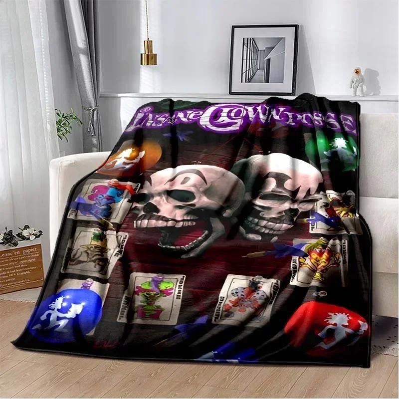 Одеяло Insane Clown Posse Band ICP Juggalo Faygo HIP HOP Мягкое фланелевое детское теплое одеяло для спальни, дивана, кровати, путешествия, пикника