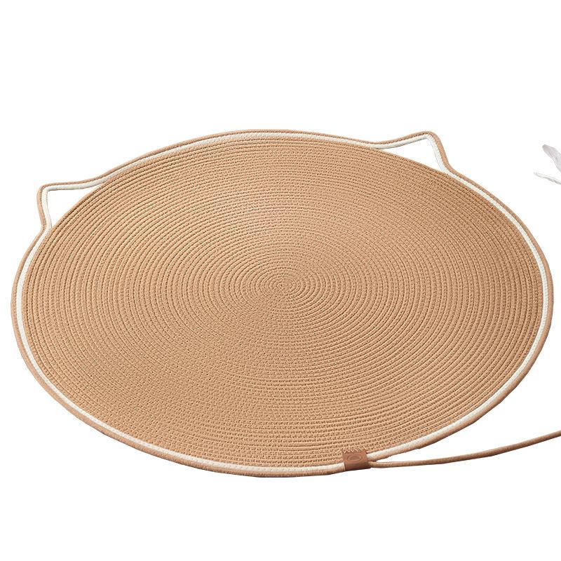 Пластина для защиты от царапин для кошек, износостойкая и не оставляющая перхоти, пластина для защиты от когтей для кошек, супербольшая круглая пластина для защиты от царапин для кошек, интегрированное гнездо для кошек