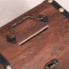 1Pcs Wooden Decorative Creative With Lock Storage Box Treasure Box Coin Boxes Money Saving Box