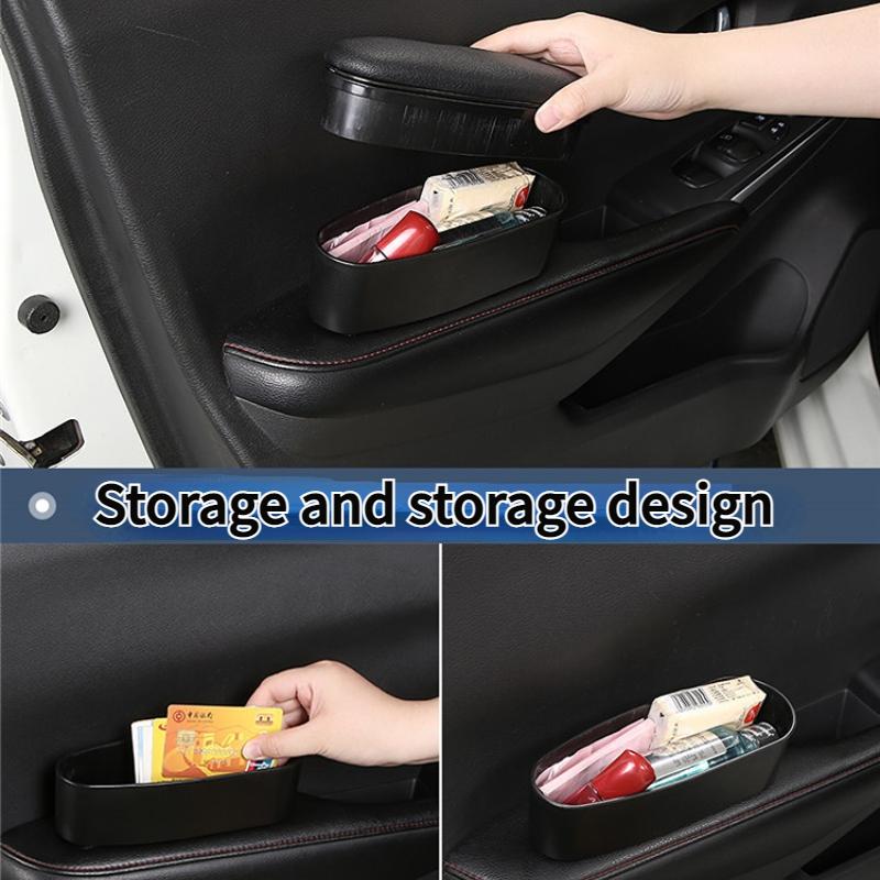 Универсальные функциональные подлокотники для хранения, кожаные эргономичные подлокотники для дверей автомобиля, авто интерьер, поддержка локтя, усиление руки