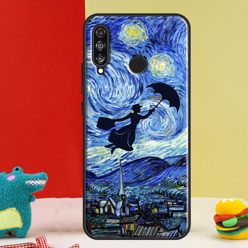 Звездная ночь Ван Гога Для Huawei Nova Y91 Y90 Y60 Y70 Y72 Y61 9 10 SE 12i 12s 11i 5T P60 Pro P20 P30 P40 Lite Чехол