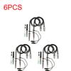 2-10PCS P6100 BNC Oscilloscope Probe Kit High Precision Scope Analyzer Alligator Clip Probes Test Leads 100MHz Oscilloscope Part
