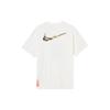 Nike Футболка с круглым вырезом и графическим принтом, короткий рукав, мужские топы, белый цвет HQ1577-100