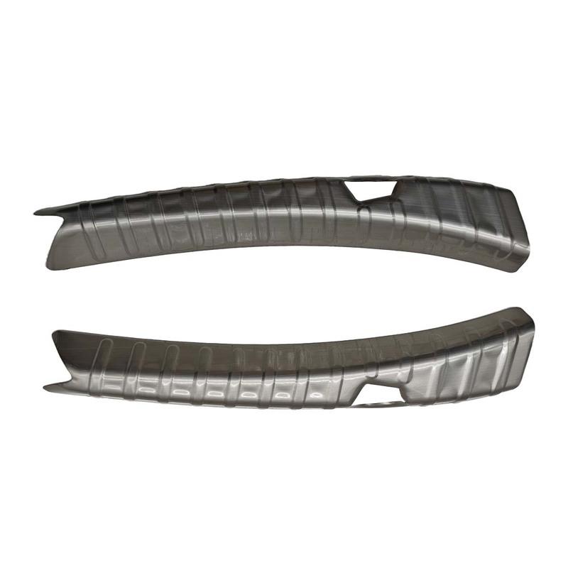 Car Rear Trunk Inner Bumper Guard for Tesla Model 3 + Stainless Steel 1 Pair