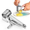 Rotary Cheese Grater, Stainless Steel Cheese Grater, Shredder Cutter Grinder, DIY Accessory, Rotating Stainless Steel, Fruit and Vegetable Cheese Shav