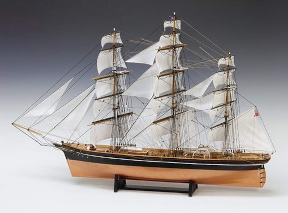 Набор для сборки деревянной модели Вуди Джо Катти Сарк с парусом 1/100