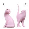 Pretty Cat Figurine Nice-looking Reusable Romantic
