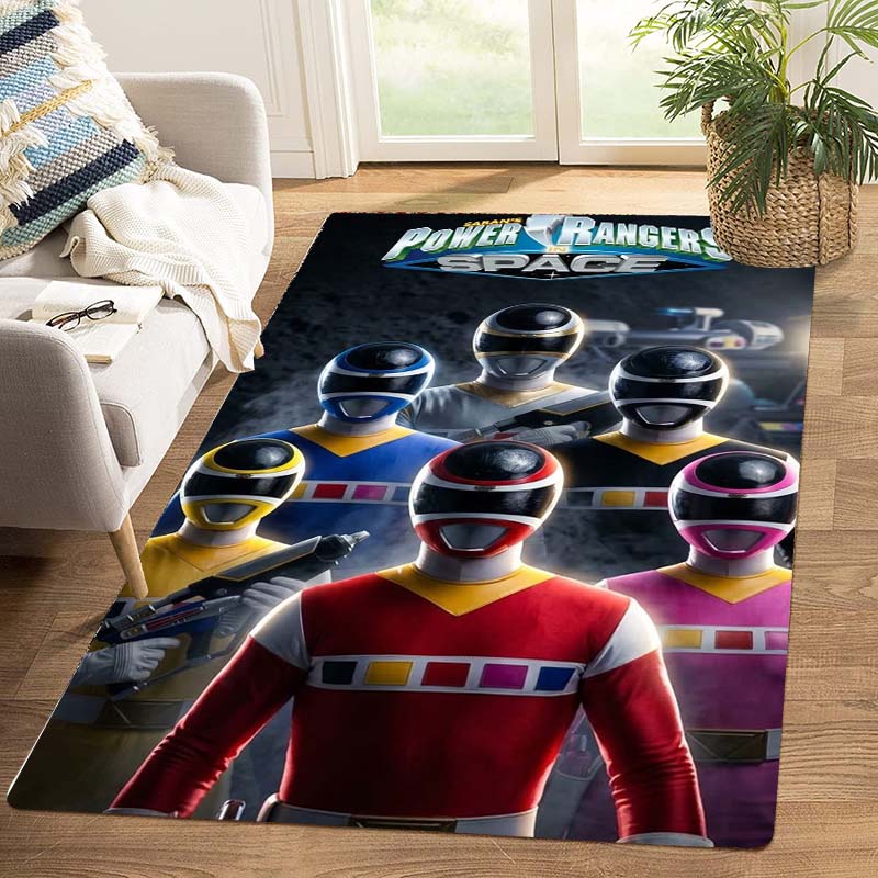 Коврик с принтом Super Sentai, для спальни, гостиной, коврик для ванной, нескользящий и устойчивый к пятнам, домашний декор.