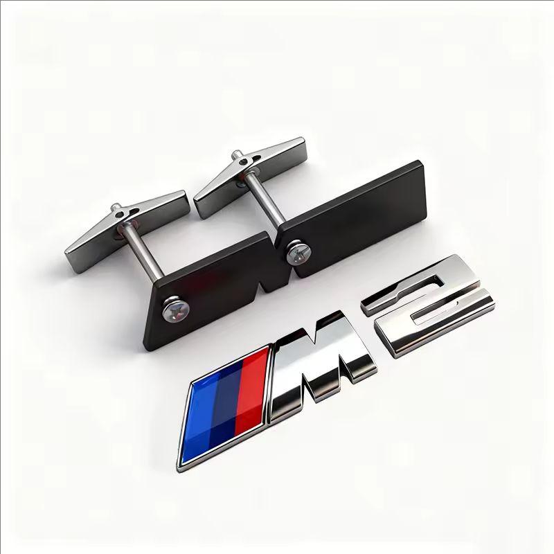 CTCE1 3D ABS/Metal Car Styling Front Grille Badge Emblem Accessory For BMW M E46 E90 E60 F30 F10 E39 E36 F20 G30 G20 E87 E92 E91 E30