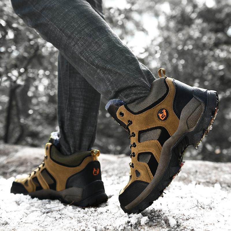 Новые полуботинки для активного отдыха, хлопковые ботинки, теплые альпинистские ботинки, мужская обувь, женская обувь, большой размер