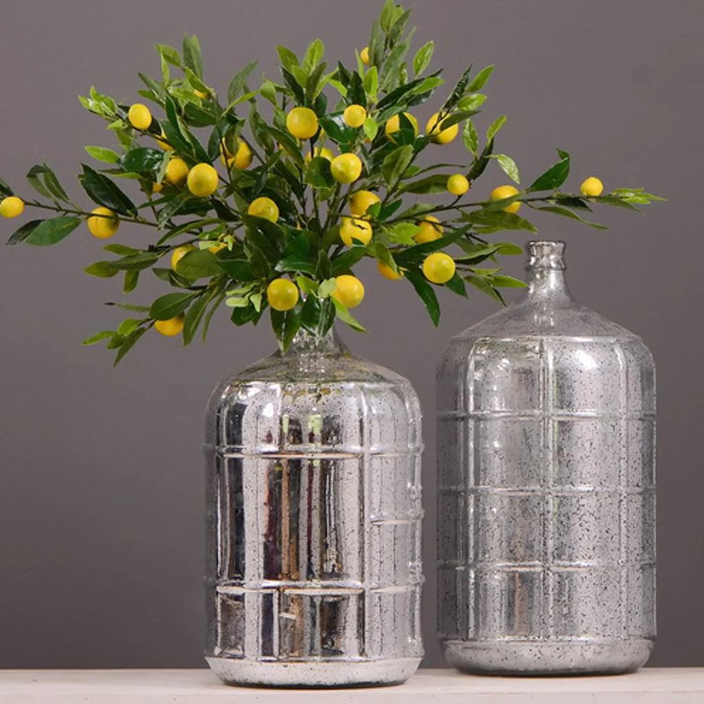 Искусственная ветка с лимонно-желтыми ягодами, Декор для свадьбы, домашней вечеринки, Имитация цветочной композиции, Декор лимонного дерева, Имитация растений