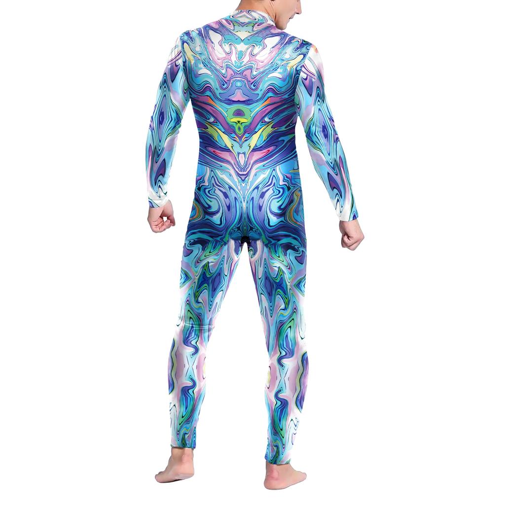 Футуристический механический бронекостюм, крутой боди для косплея, 3D-печатный костюм в стиле стимпанк, вечеринка, шоу, мужской костюм Зентай