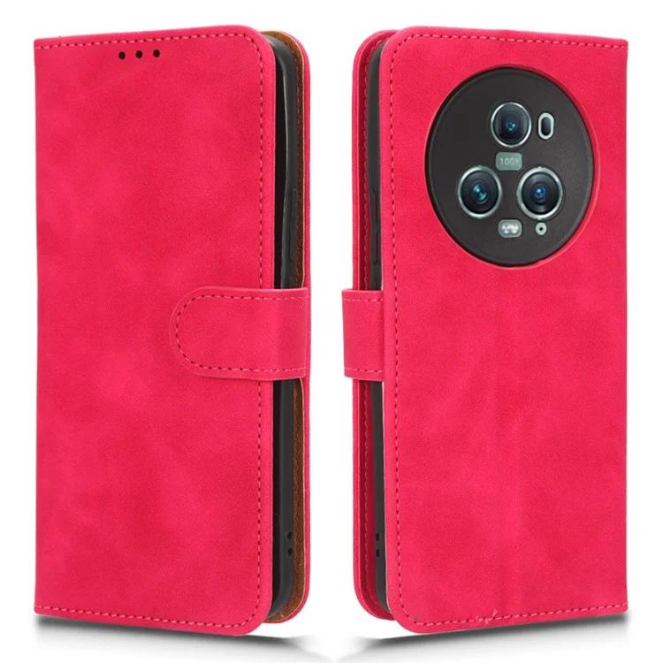 Кожаный флип-чехол для телефона Honor Magic5 Pro, кошелек-подставка, удобный для кожи, защищенный от падений чехол для мобильного телефона