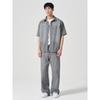8SECONDS Loose Fit Washed Short Sleeve Denim Shacket Sky Blue (264765Fphq)