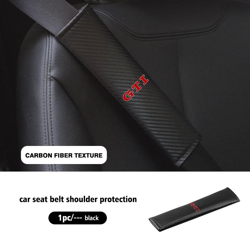 For Volkswagen VW Car Seat Belt Padding Safety Shoulder Cover Protection Pad Beetle CC B5 B6 B7 EOS GTI MK2 MK4 MK5 MK6 Phaeton zk0