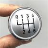 6 Speed Car Gear Shift Knob Lever Stick Cap Covers Emblem Badge for VW Volkswagen Golf Jetta MK3 MK4 GTI Bora POLO IBIZA CADDY