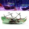 Seahorse Pneumatic Aquarium Decoration: Oxygenating Deep Sea Shipwreck Toy