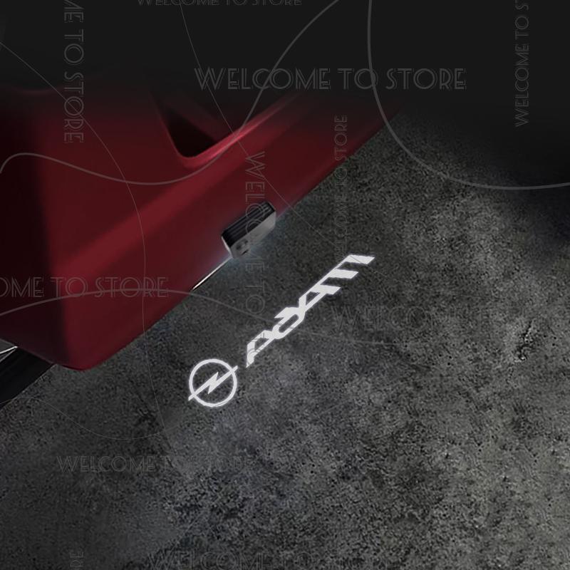 1/2 шт. Для Opel Mokka Corsa Astra Adam Meriva Insignia GTC ЛОГОТИП Светодиодные Проекционные Фонари Приветствия на Дверь Автомобиля Освещение Аксессуары