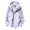 Mens Womens 3-in-1 Detachable Waterproof Windproof Hiking Jacket With Removable Fleece Liner Winter Outdoor Activities